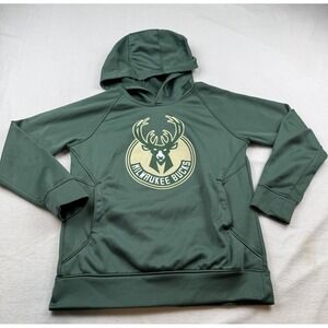 NBA Milwaukee Bucks Green Hoodie Youth M 10/12
